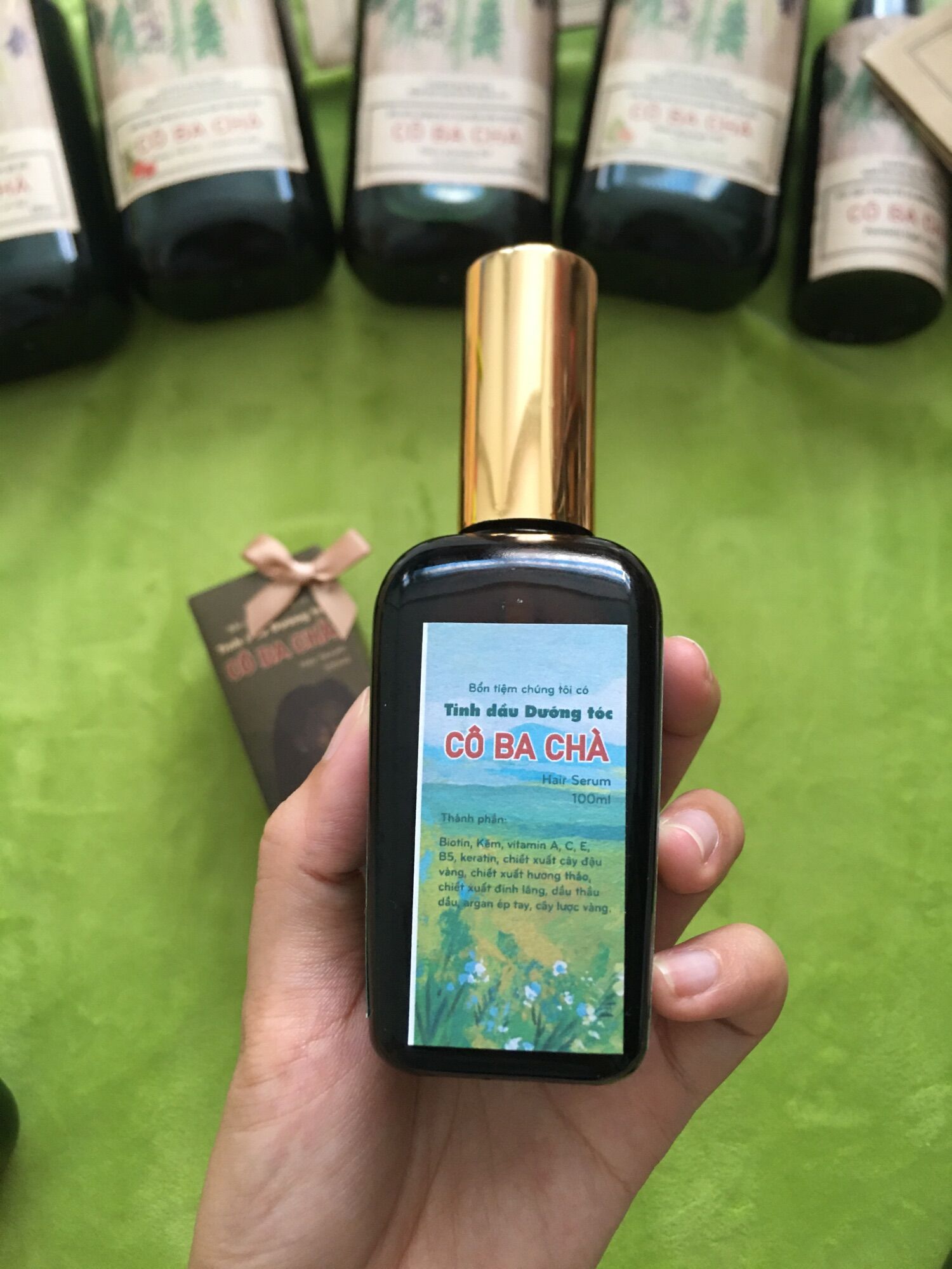 Serum dưỡng tóc Cô Ba Chà 100ml siêu mượt