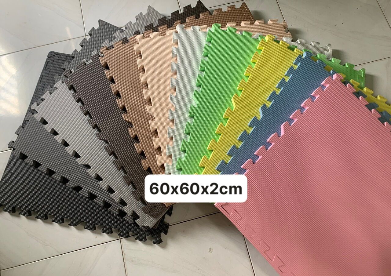 combo 6 tấm thảm xốp trải sàn 60x60*2cm