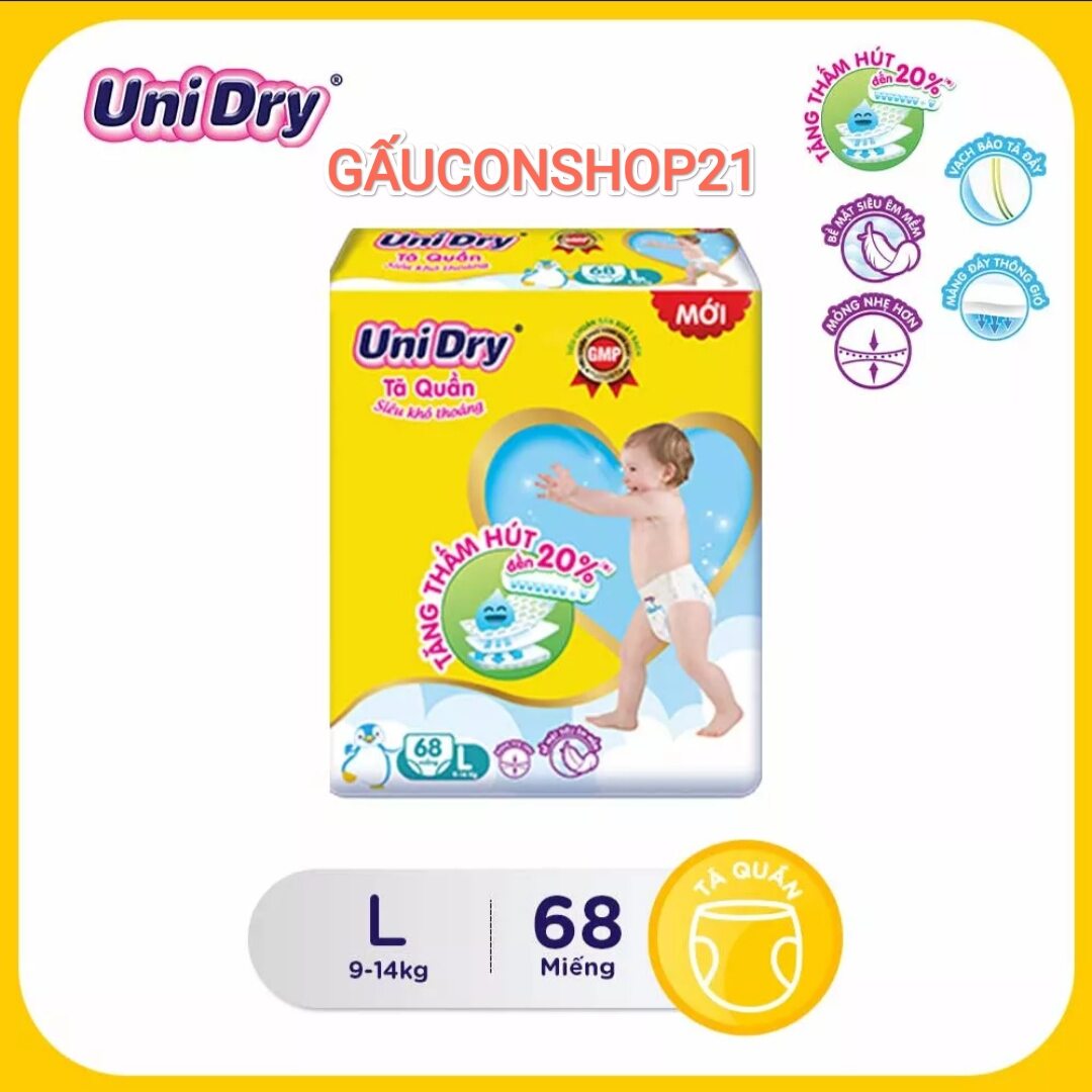 Tả quần size l unidry chính hãng 68 miếng