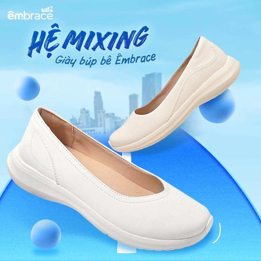 Giày Búp Bê Nữ Biti’s Êmbrace BBW002200 - Form Rộng