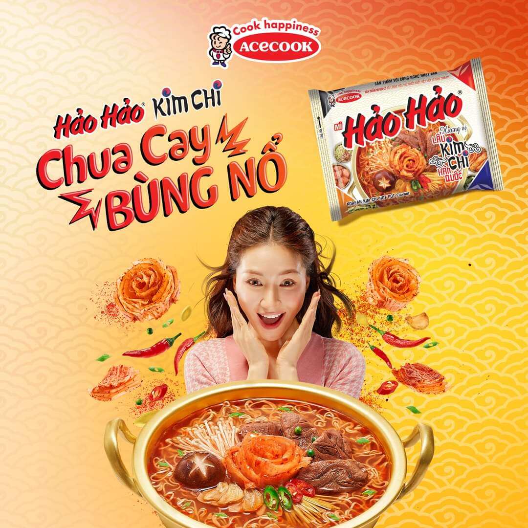 Mì hảo hảo vị kim chi 30 gói 75g