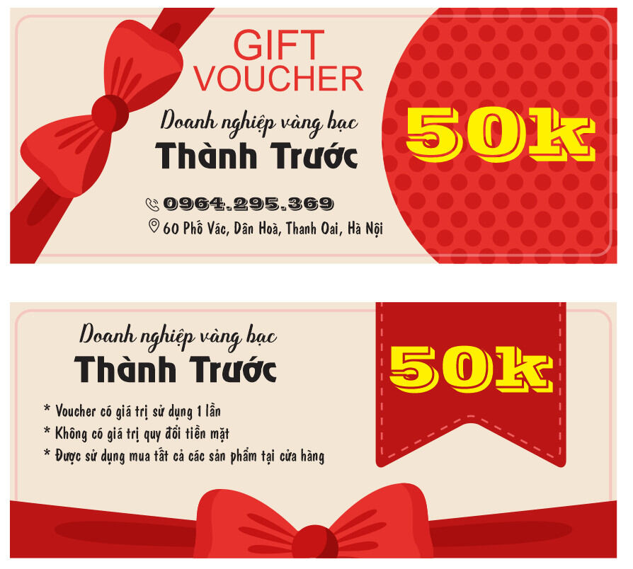 100 voucher in 2 mặt , in hoàn thiện nội dung