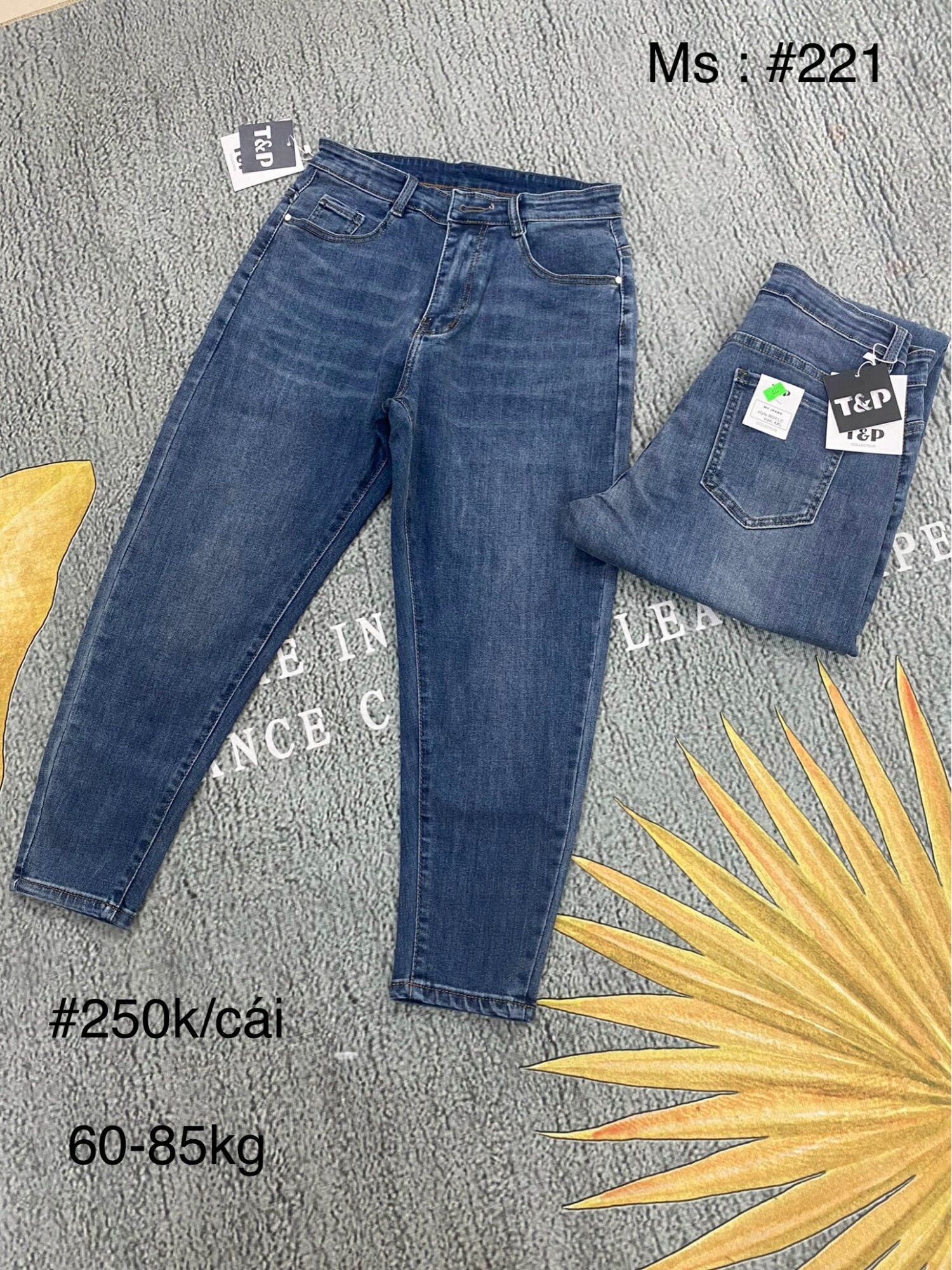 Quần jean baggy bigsize 9 tấc co dãn