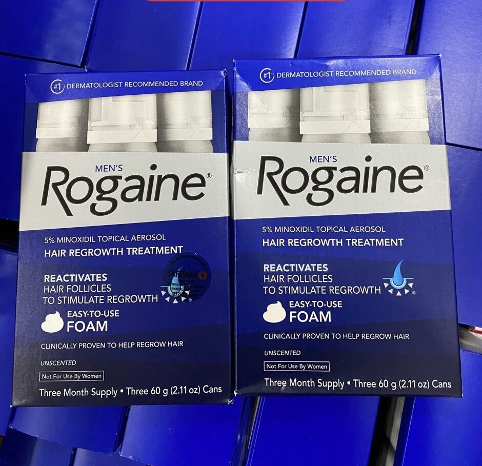 Kem mọc tóc dạng bọt dành cho nam men’s rogaine extra strength 60ml