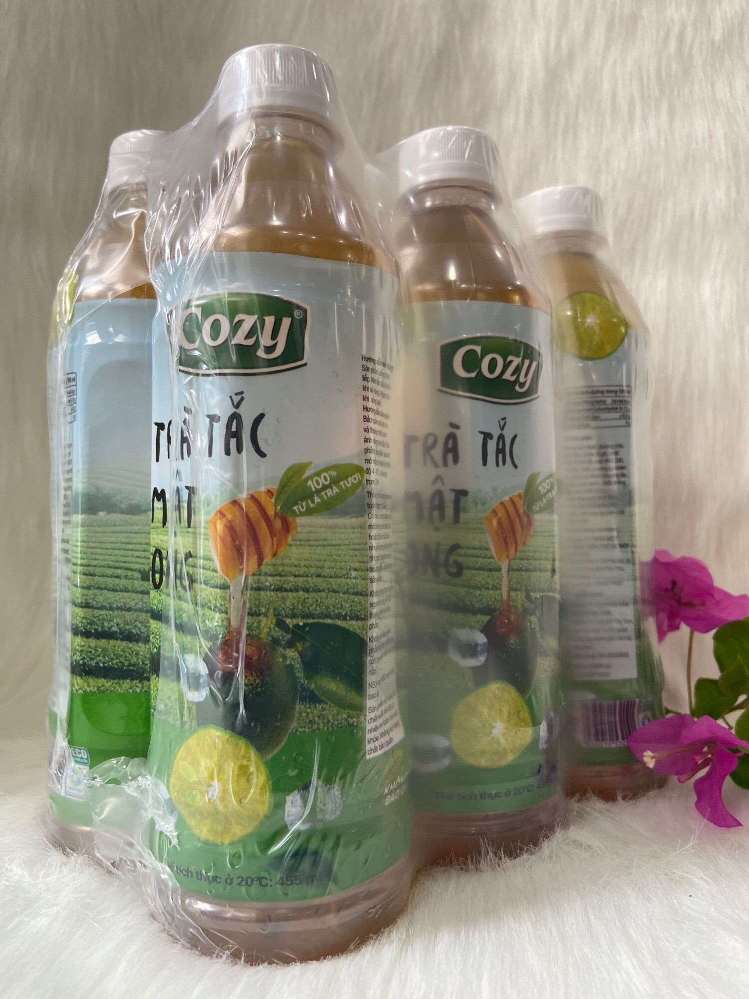 1 Thùng COZY Trà Tắc Mật Ong /24 chai *455ml