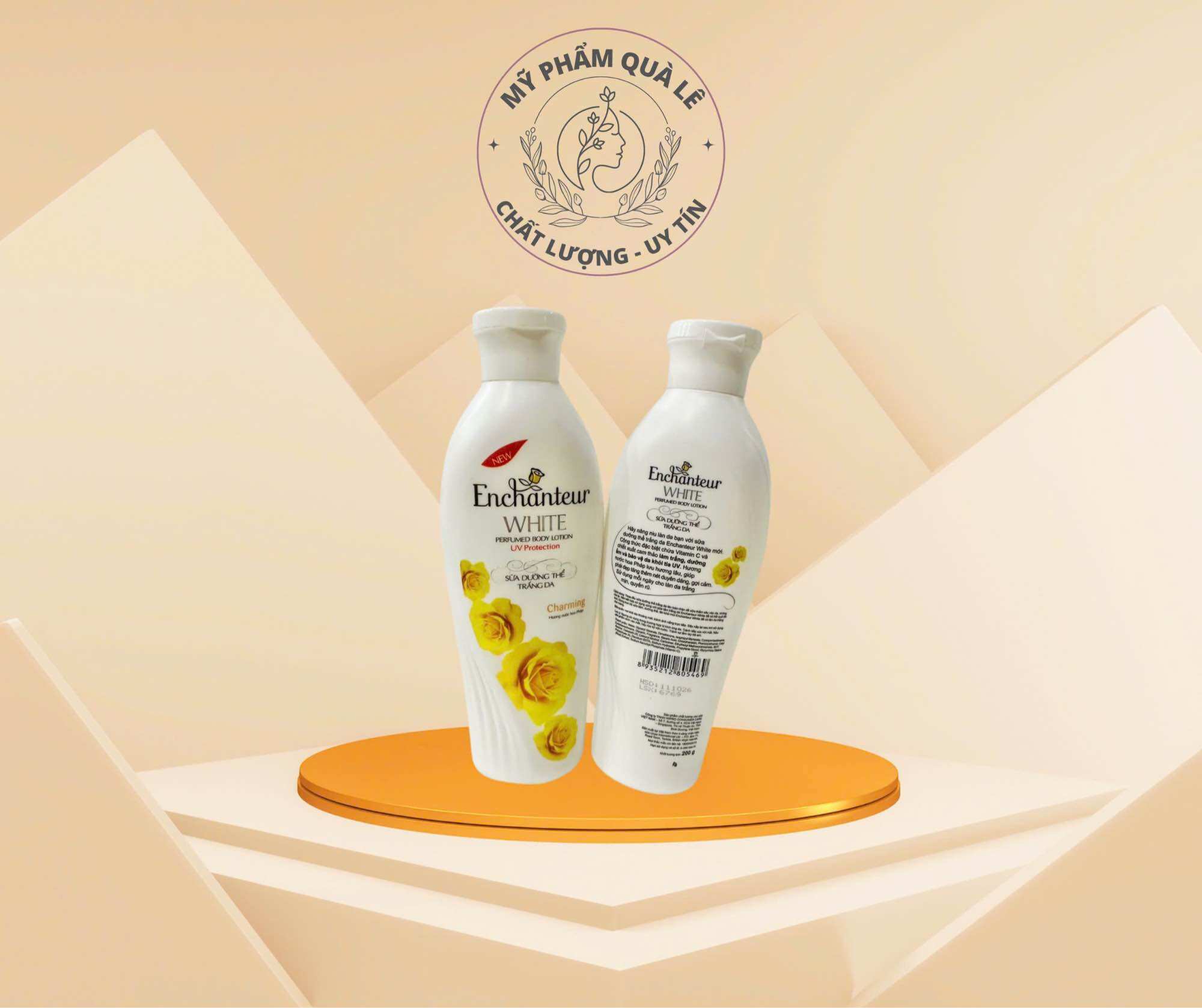 [chuẩn hàng Cty 100%] sữa dưỡng thể Enchantuer mềm mịn da chai 200g