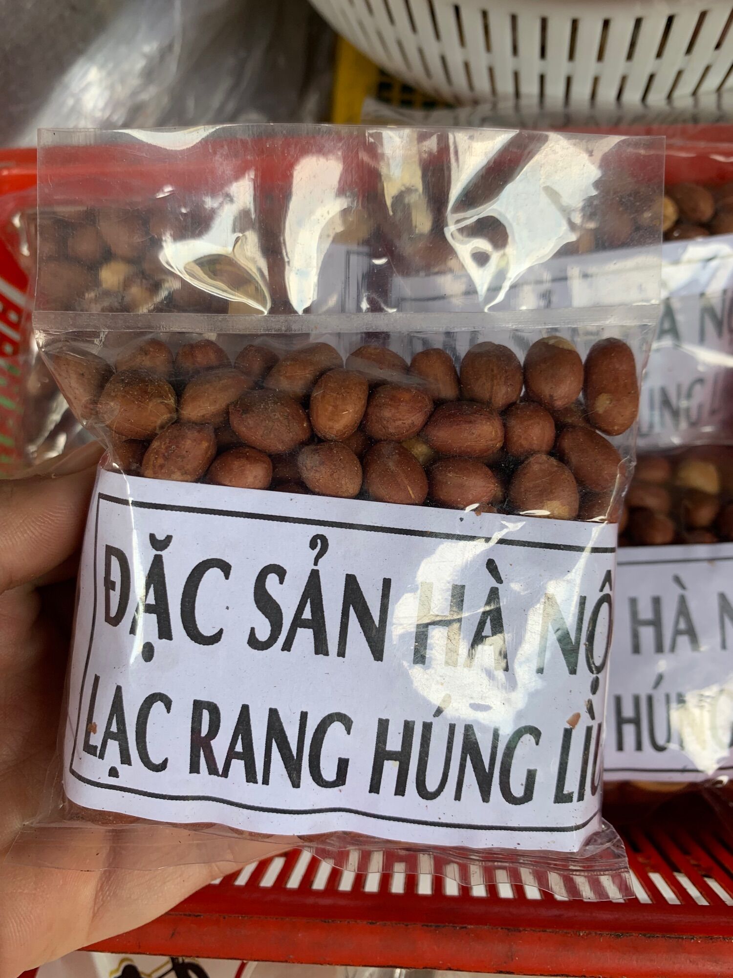 [HCM] 1 gói lạc rang húng lìu (mua 10 gói tặng 1 gói) Đặc sản Hà Nội