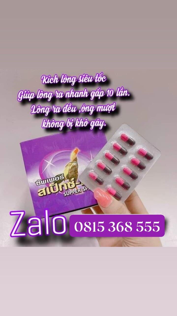 3 vỉ kích ra lông cho gà đá - Kích thích ra lông nhanh