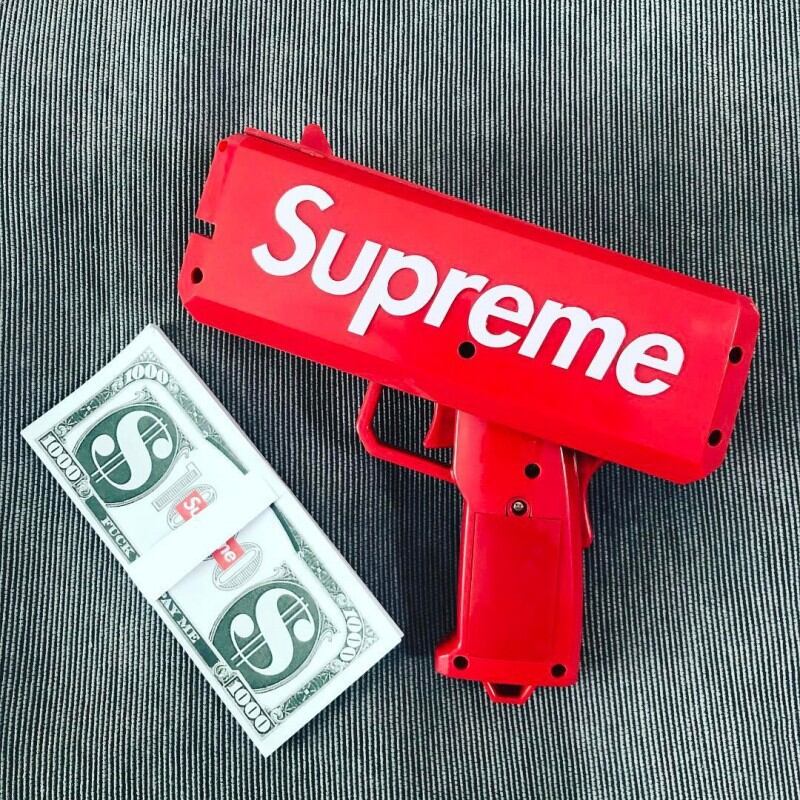 Súng bắn tiền supreme money full box hàng đẹp.