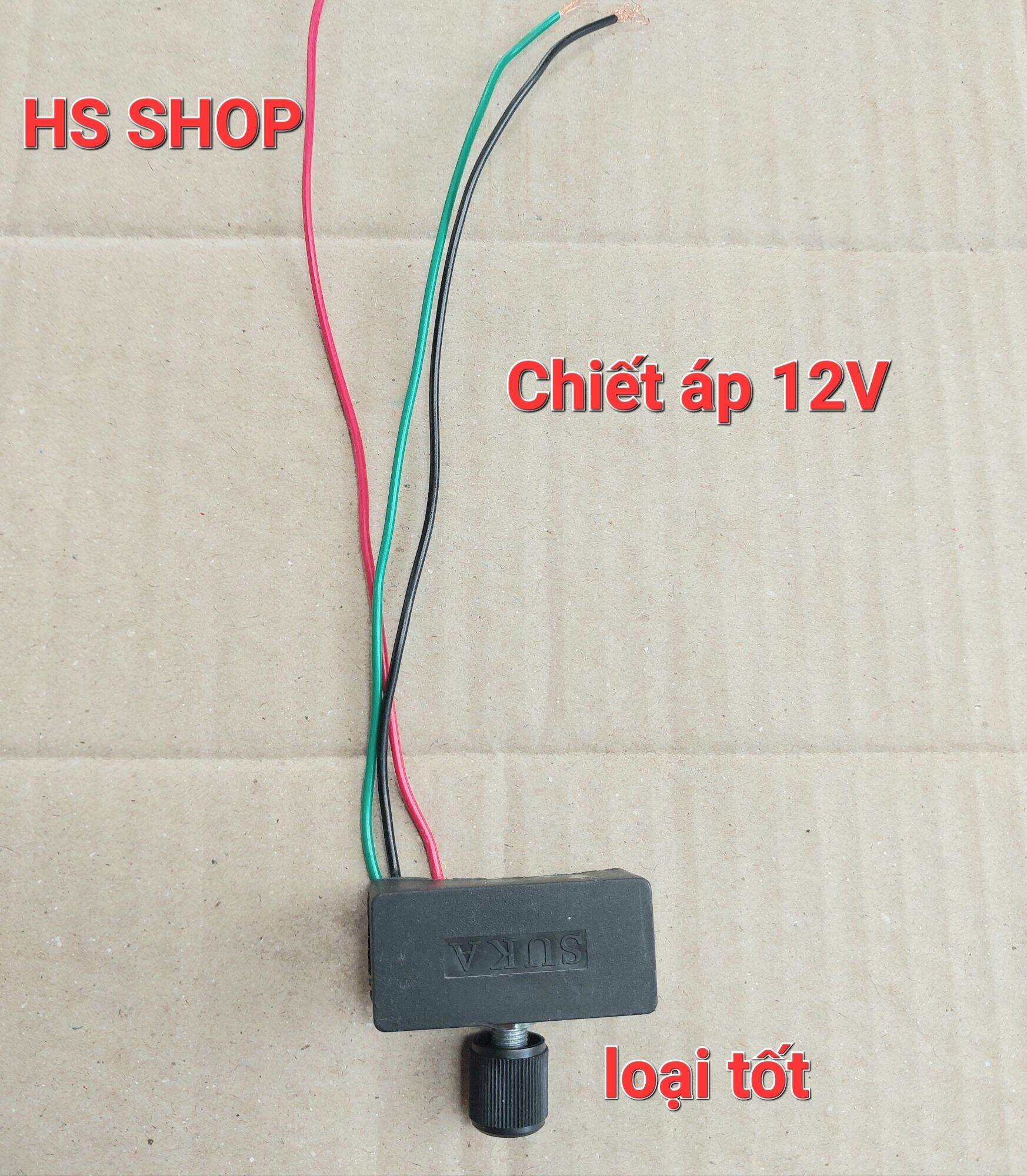 Chiết áp 12V  - Bộ điều khiển tốc độ 12V/10a
