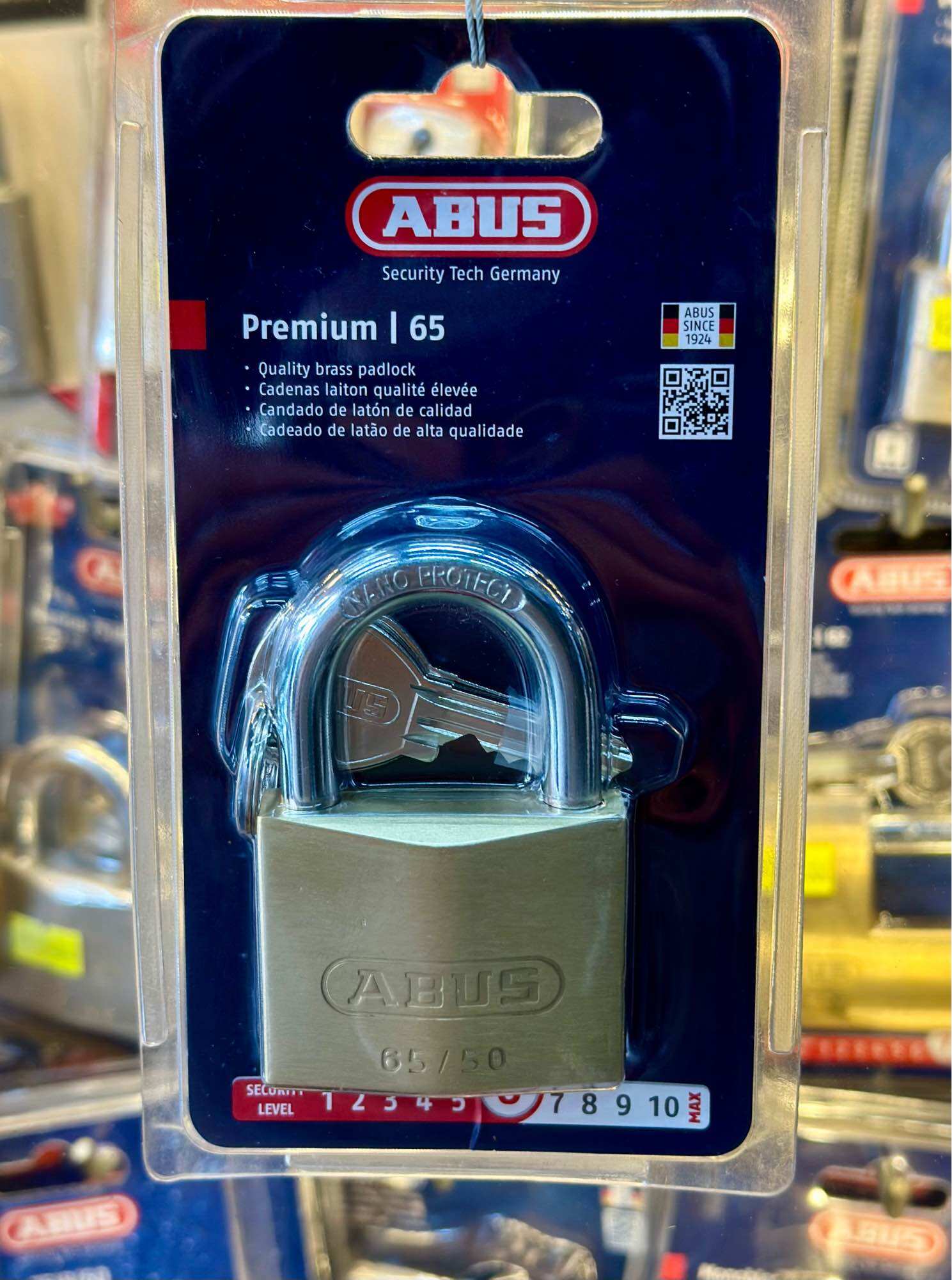 Abus 65/50 khoá thau bấm abus 65/50mm 4 chìa thau cao cấp chống chìa vạn năng khoá đức an toàn đỉnh cao