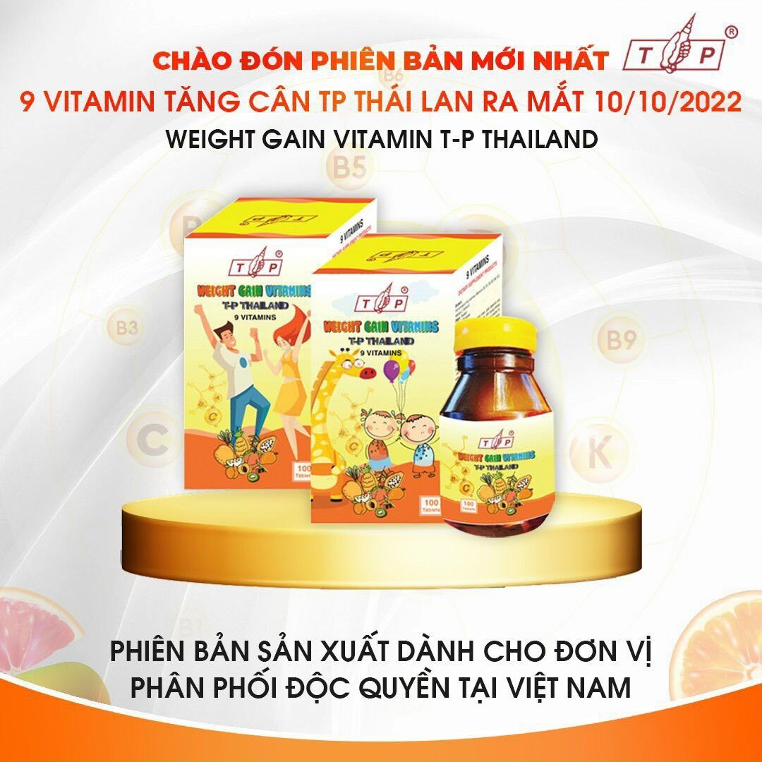 Vitamin tăng cân TP Thái Lan