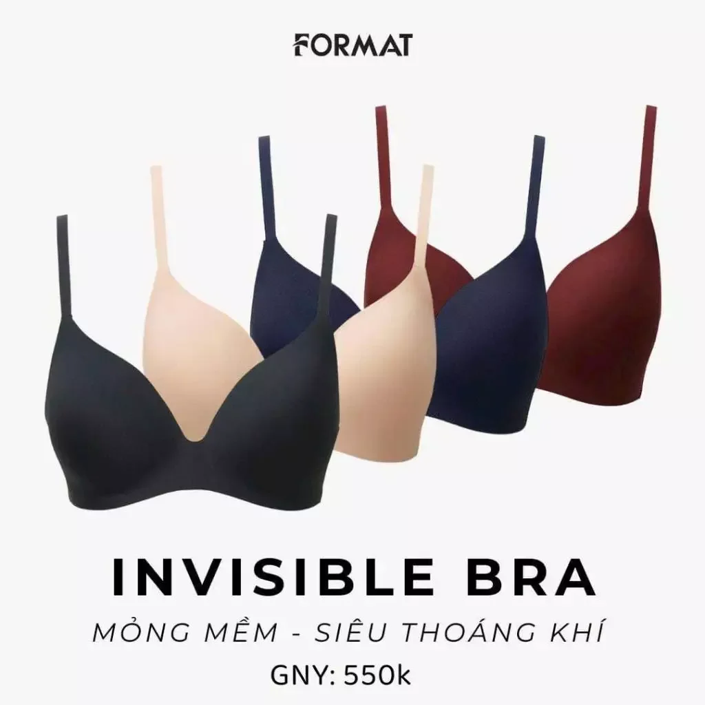 Áo lót nữ tàng hình cao cấp của thời trang FOMAT