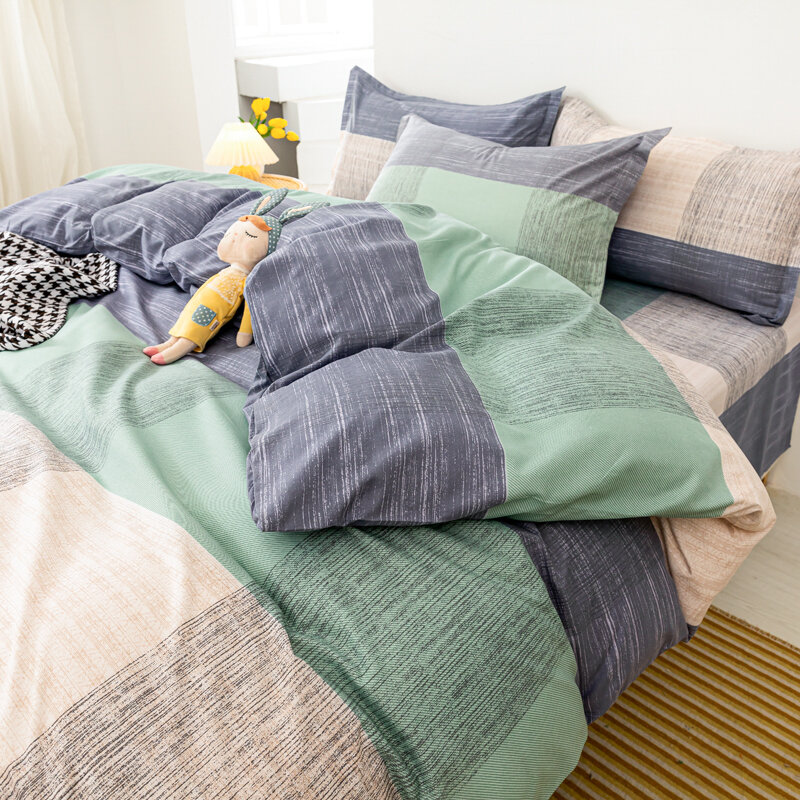 Vỏ chăn vỏ chăn đơn 1.5 x x cotton giặt đơn ký túc xá học sinh m mùa đông vỏ chăn đôi đơn