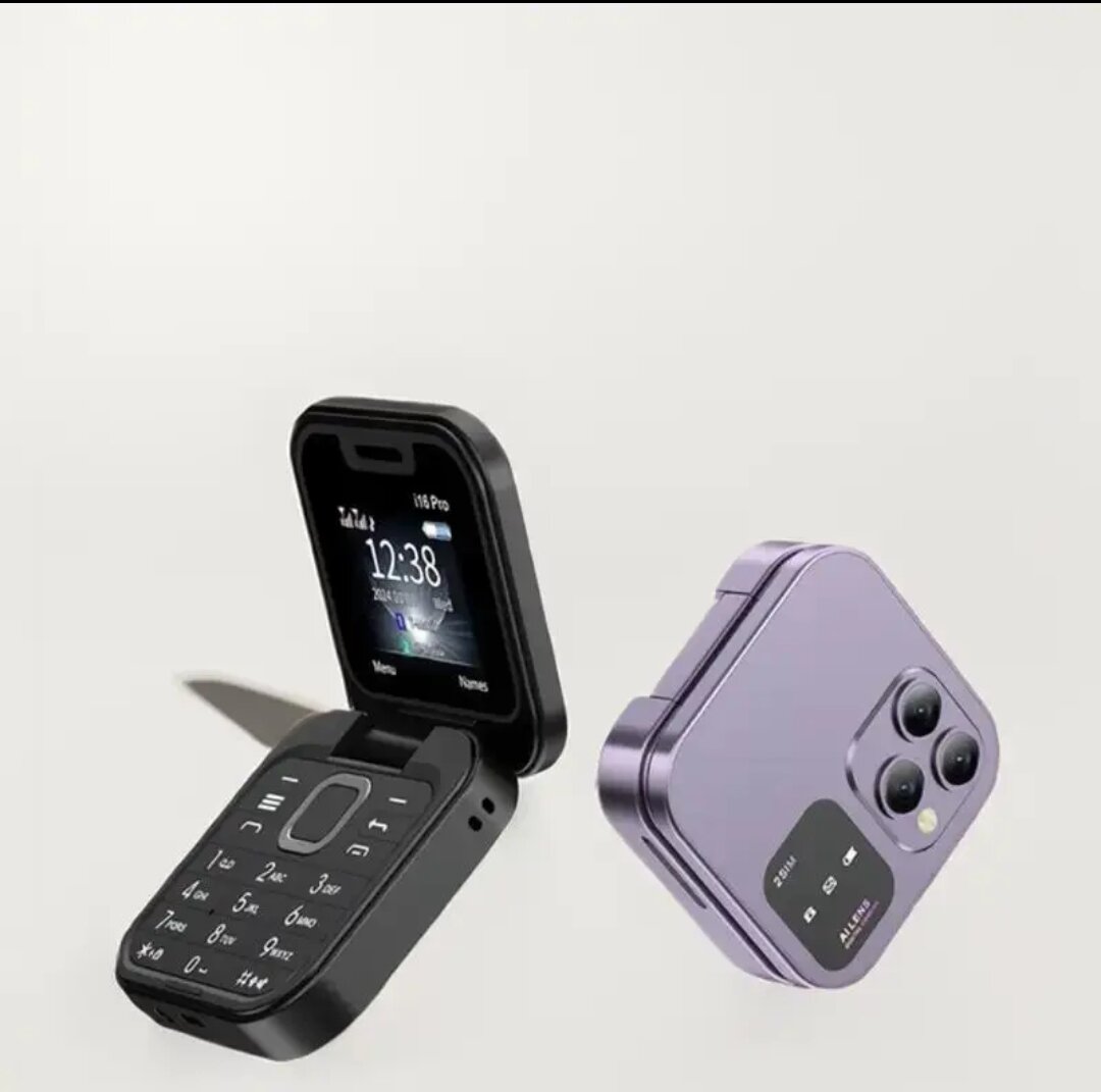 [Mới Nguyên Hộp] Điện thoại mini nắp gập 4G nhỏ gọn, V-Tech I16 Pro thông minh, hai sim, dành cho trẻ em và người già, Điện Thoại 4G Bàn Phím V-Tech i16 Mini 2 Sim, Điện Thoại Mini Mobile Phone, có 4 màu cho bạn dễ lựa chọn Gọi điện, Nghe Nhạc, Chụp Hình