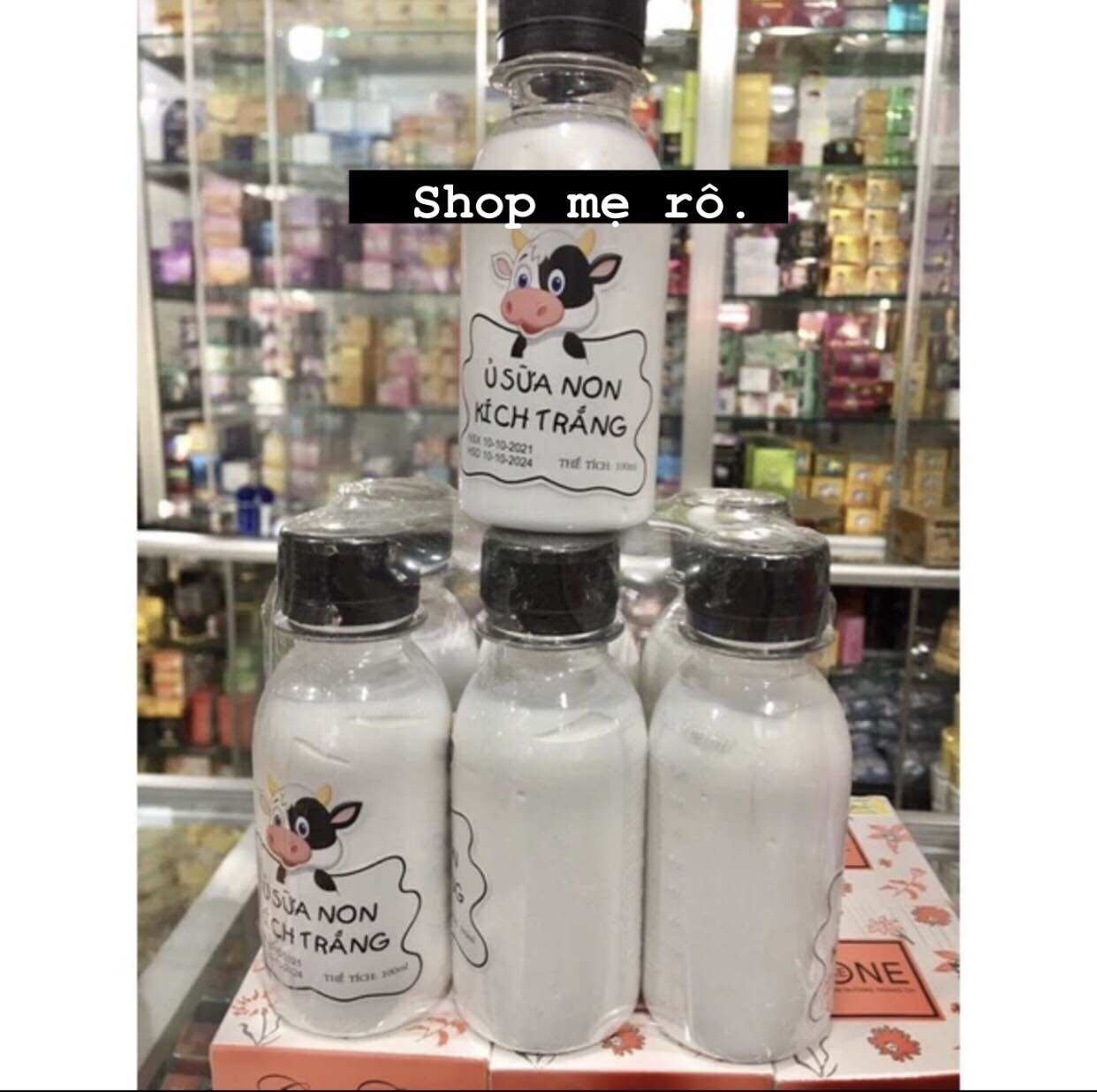 Kem ủ sữa non trắng da con bò chai 100ml