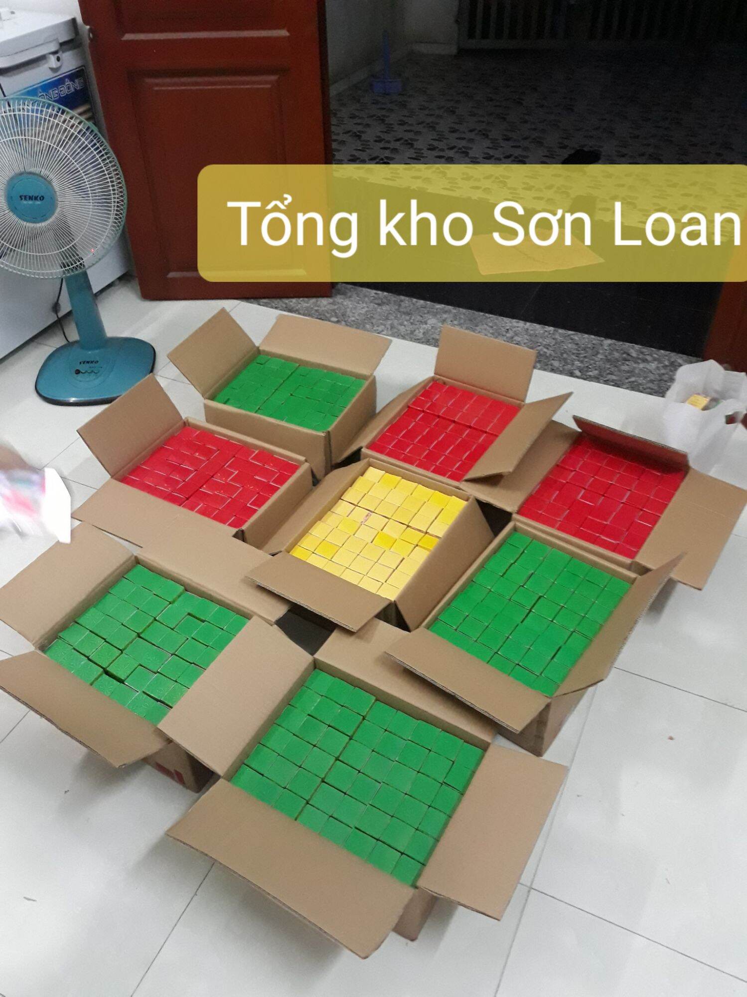 48 Chai Xả Vải Khô ( 1 Thùng ) 3 màu