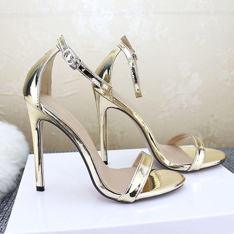 Giày cao gót bản ngan cao 10cm có đủ size bigsize 40 41 42 43
