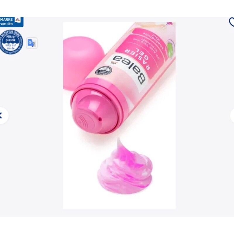 Gel/bọt cạo lông Balea 150ml