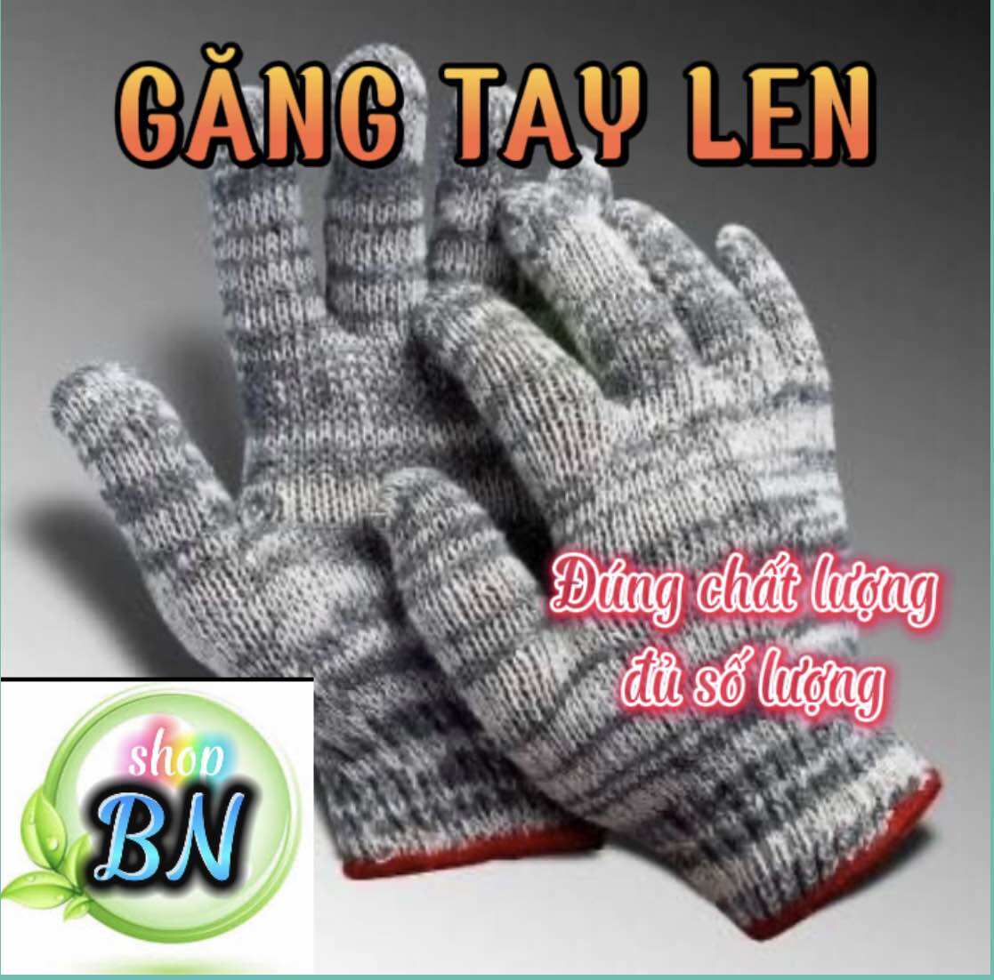 Găng tay len bảo hộ lao động 10 đôi găng tay