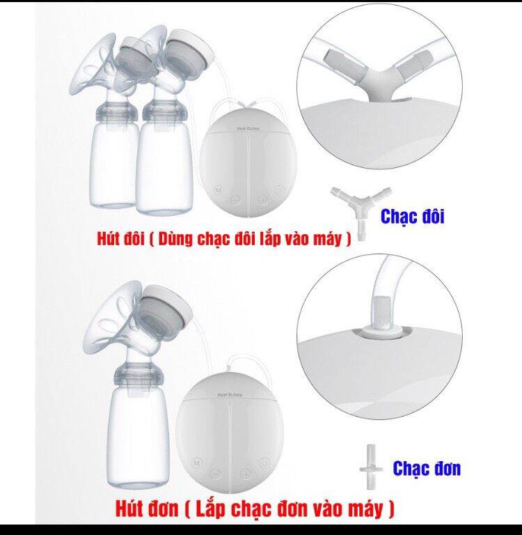 Máy hút sữa điện Đôi Real BuBee