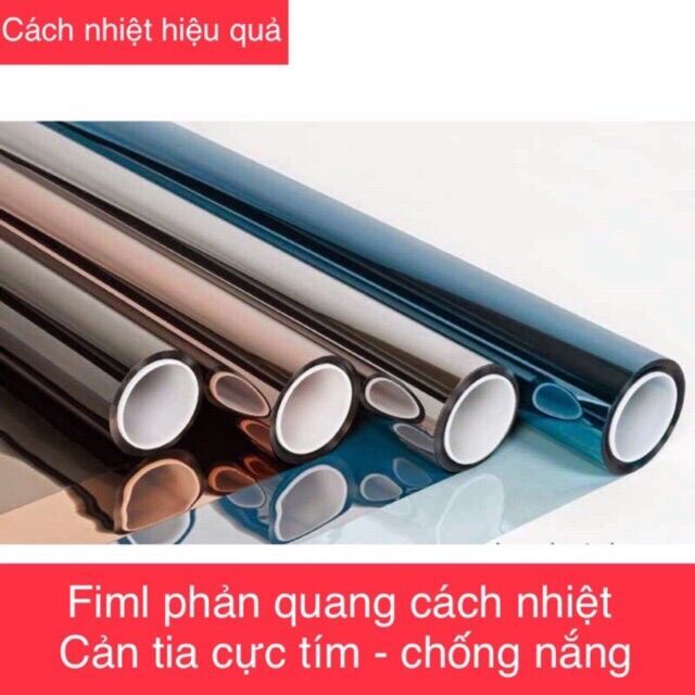 Fiml dán kính phản quang cách nhiệt