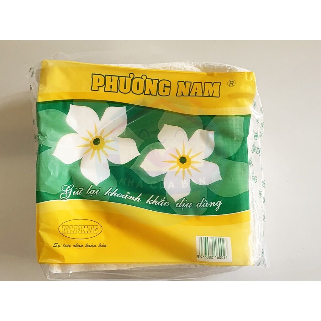 COMBO 10 BỊCH KHĂN GIẤY VUÔNG HOA MAI