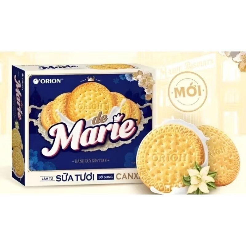 Bánh quy sữa tươi de Marie Orion 384g (12 bánh)