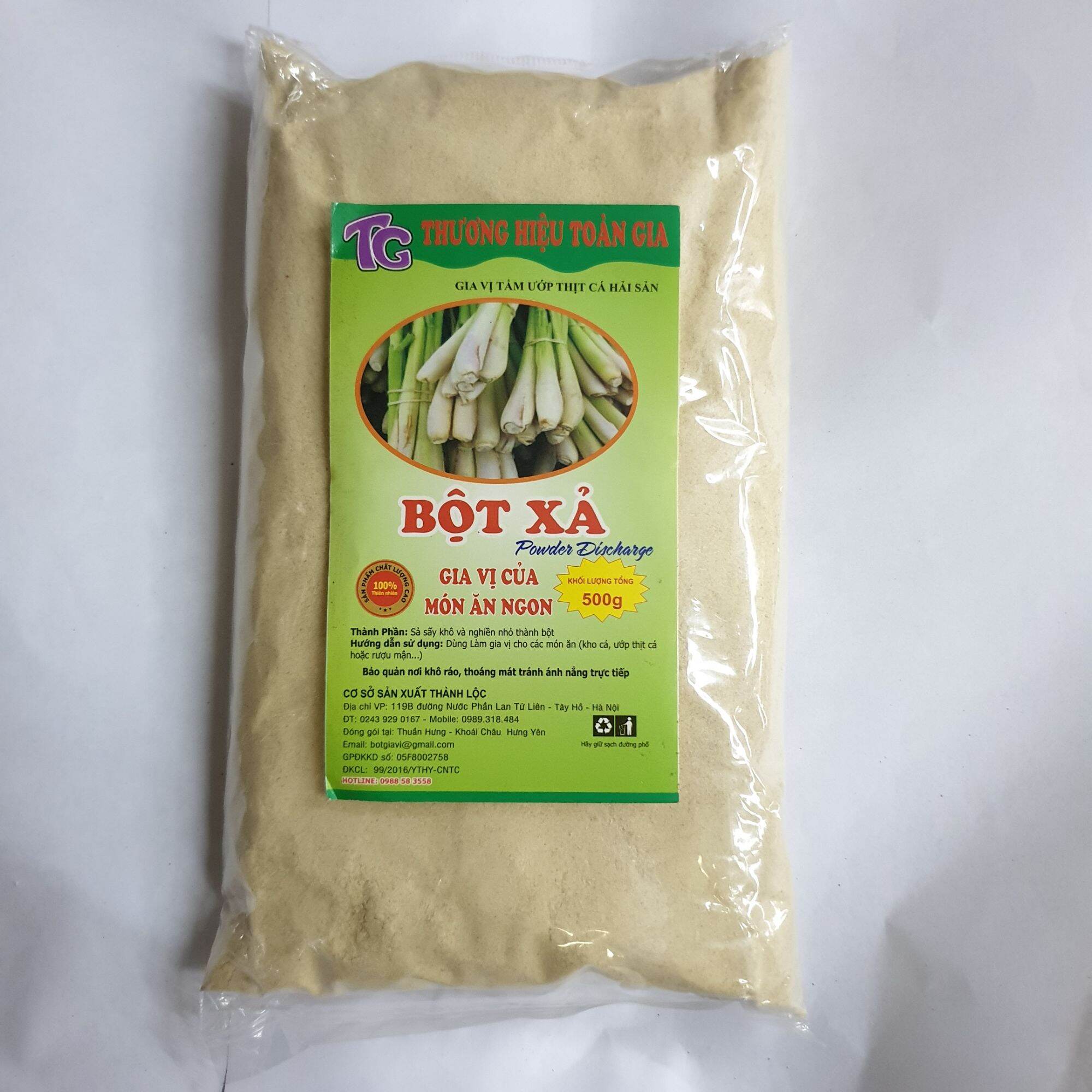 Bột sả gói 500g