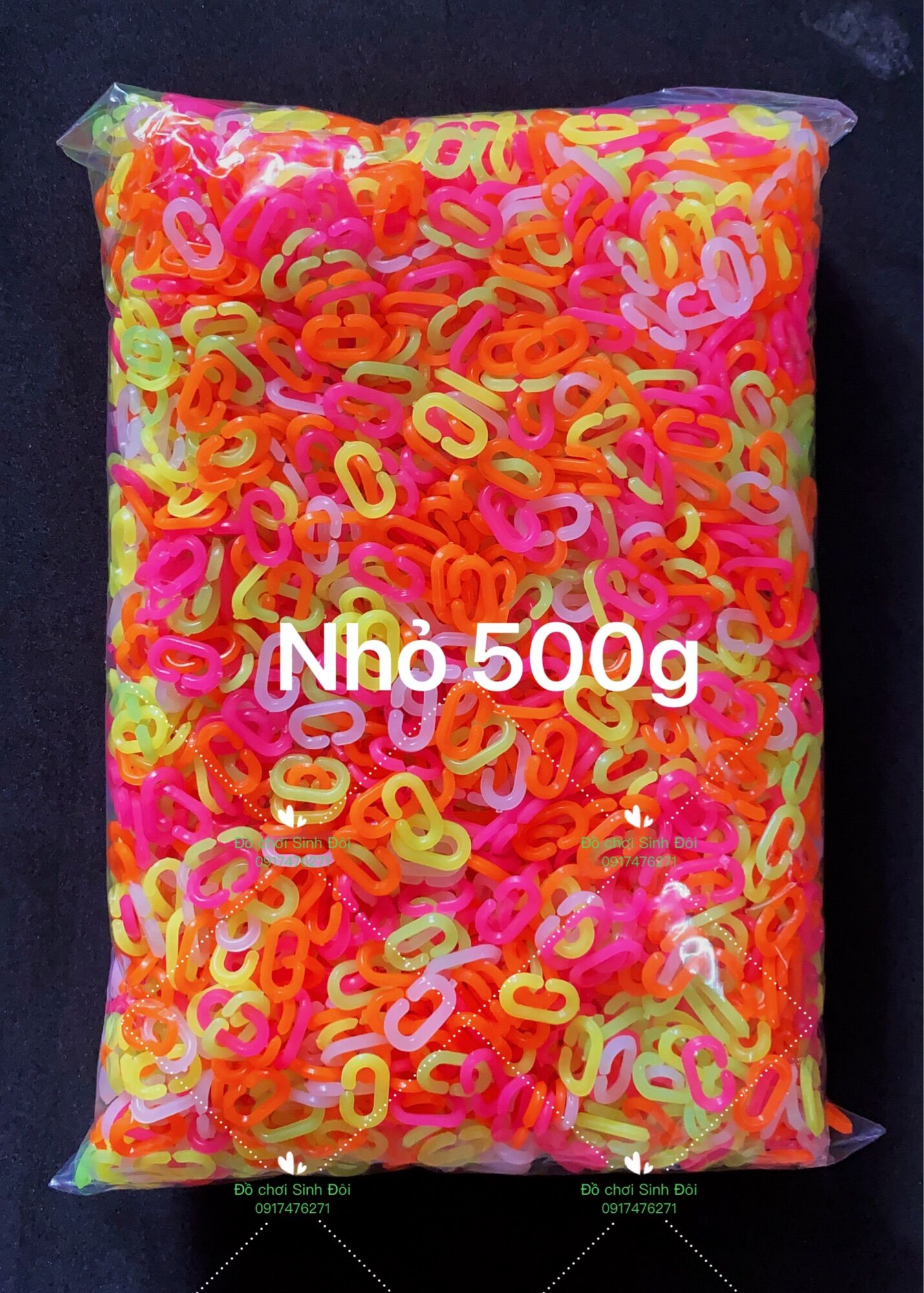 500g nút chữ C các size - đồ chơi lắp ráp dây xích - đồ chơi tuổi thơ