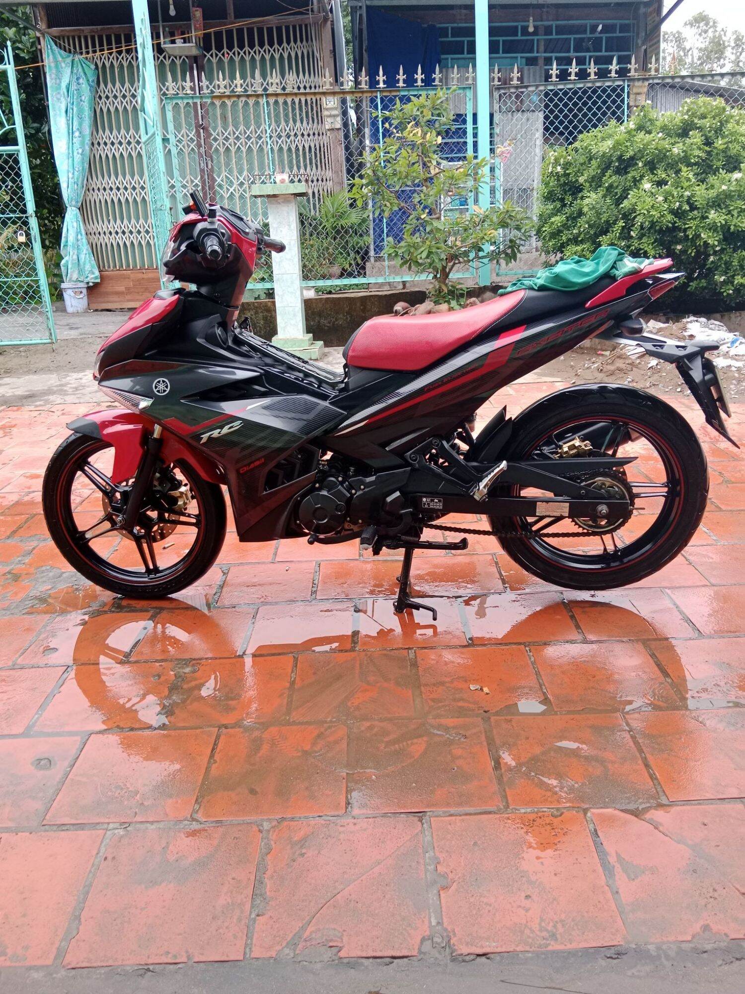 Tem rời exciter 150 xám đen đỏ rc