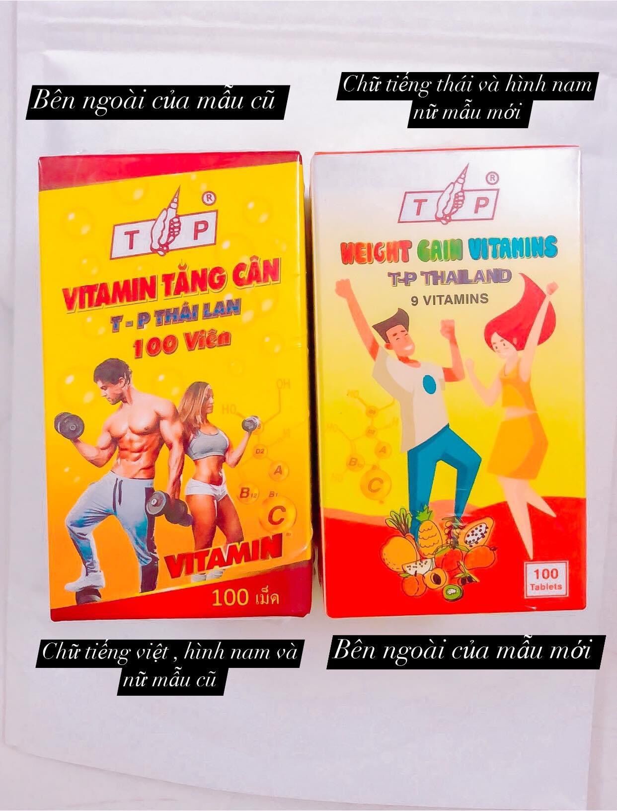 Com bô 2 lọ vitamin tăng cân TP thái lan giảm 10000