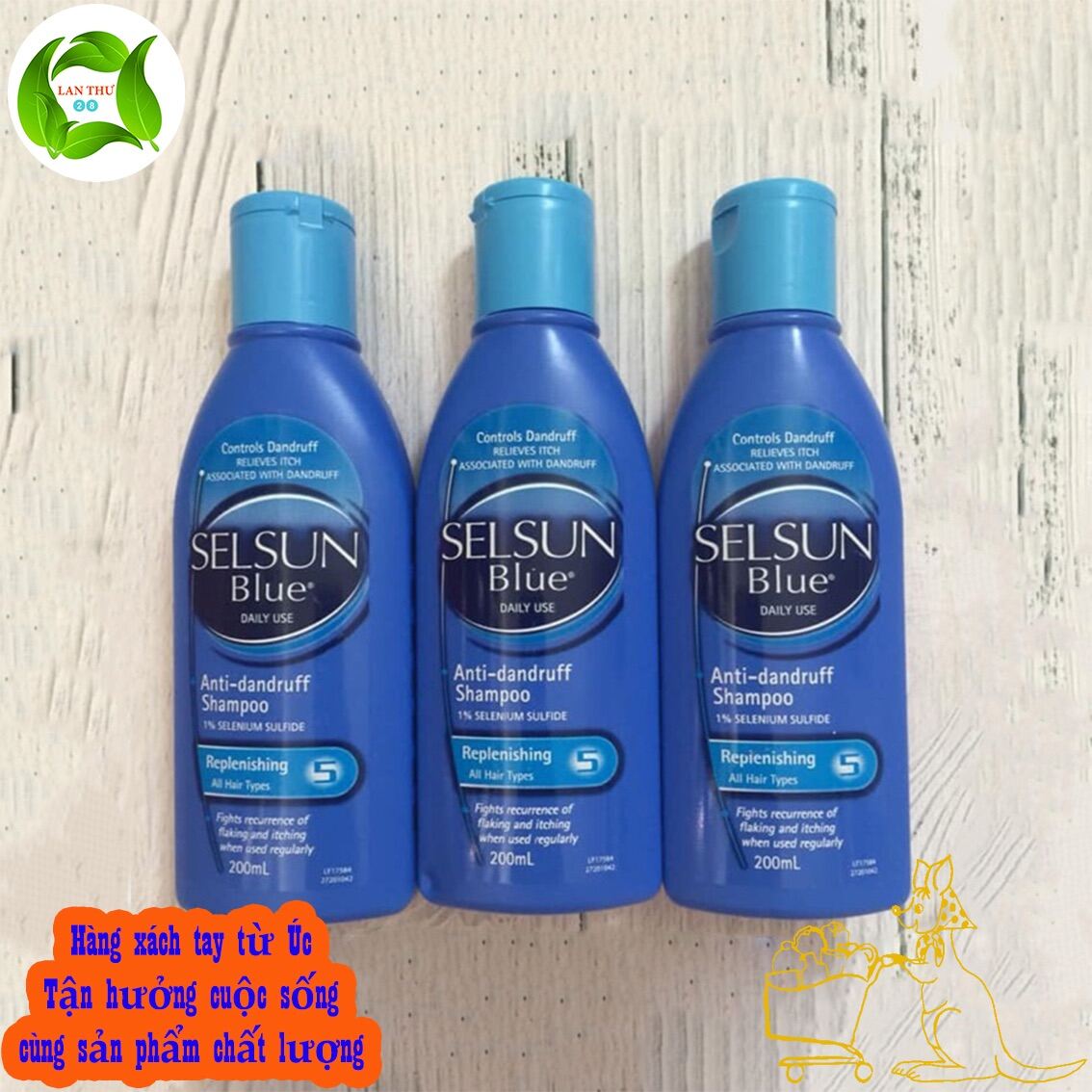 Dầu Gội Chống Gàu Selsun Blue Anti - Dandruff 200Ml