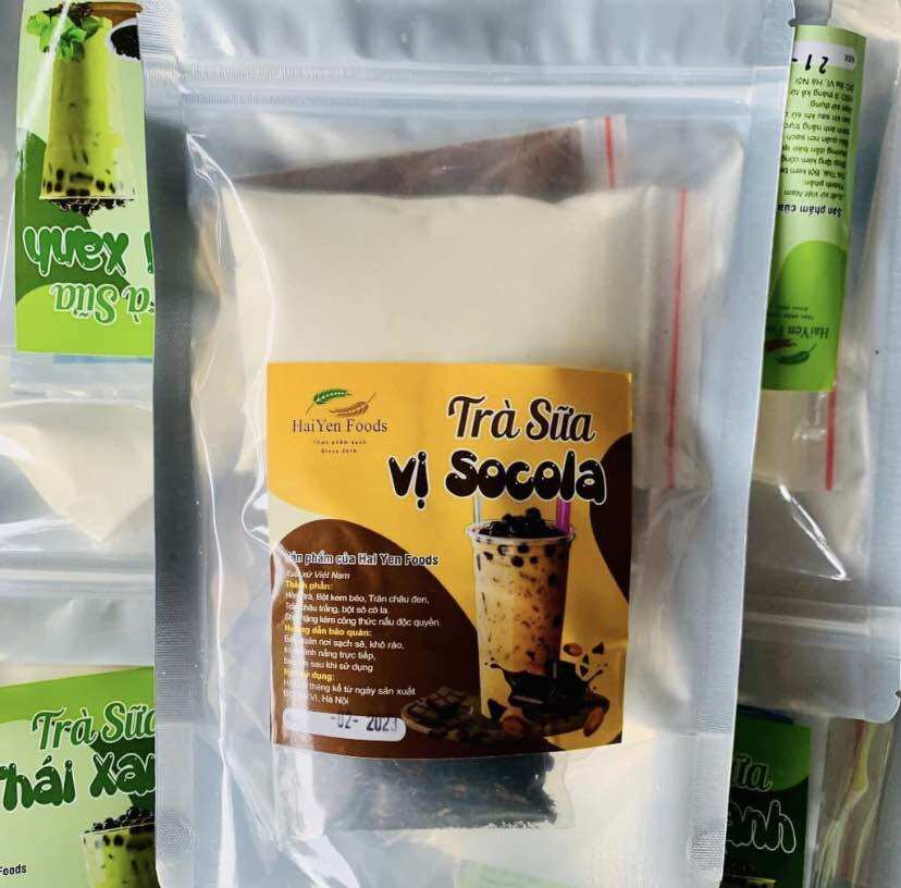 Set nguyên liệu trà sữa trân châu