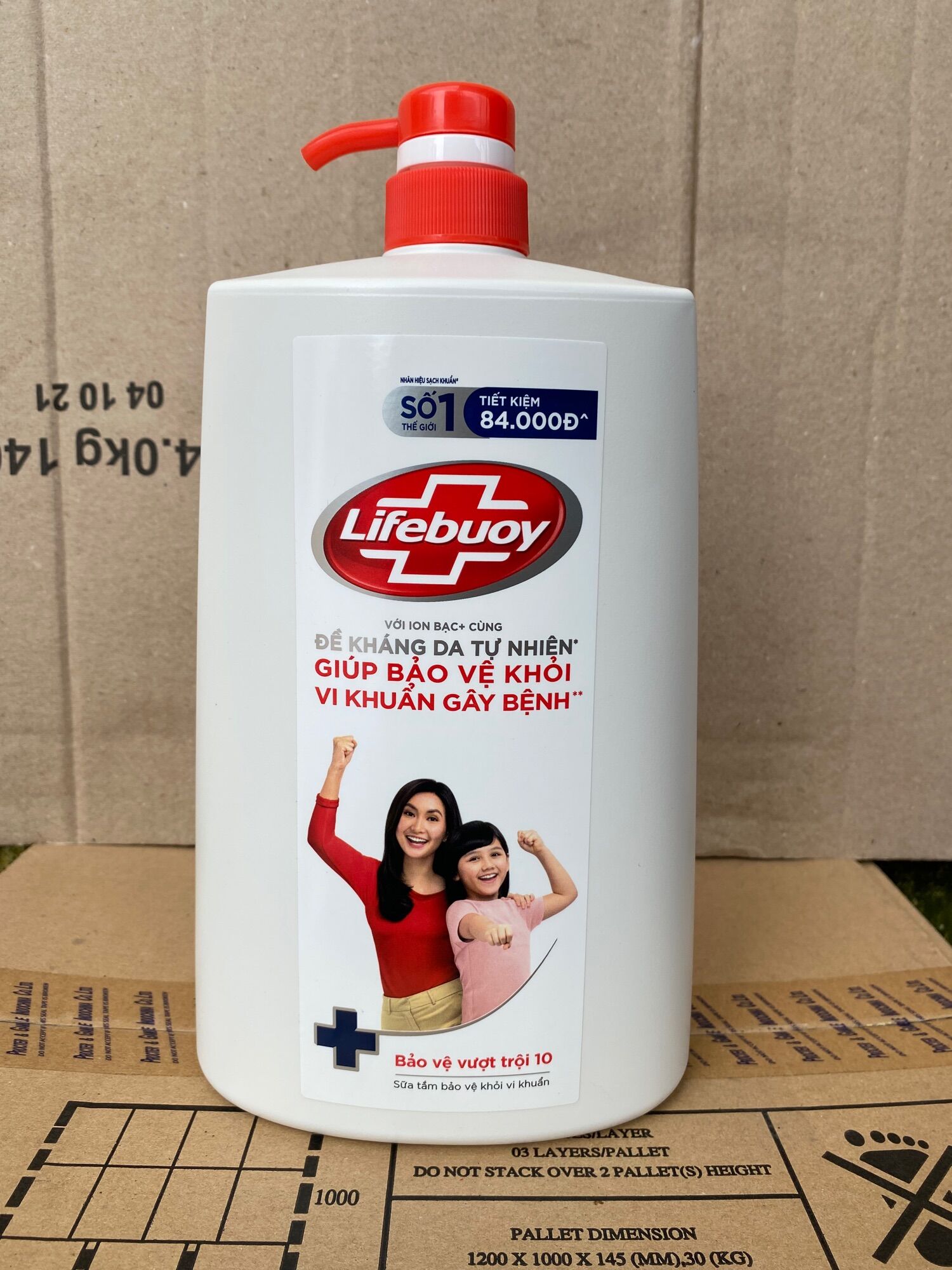 Sữa tắm lifebuoy 1,1kg ( có sẵn 2 màu )