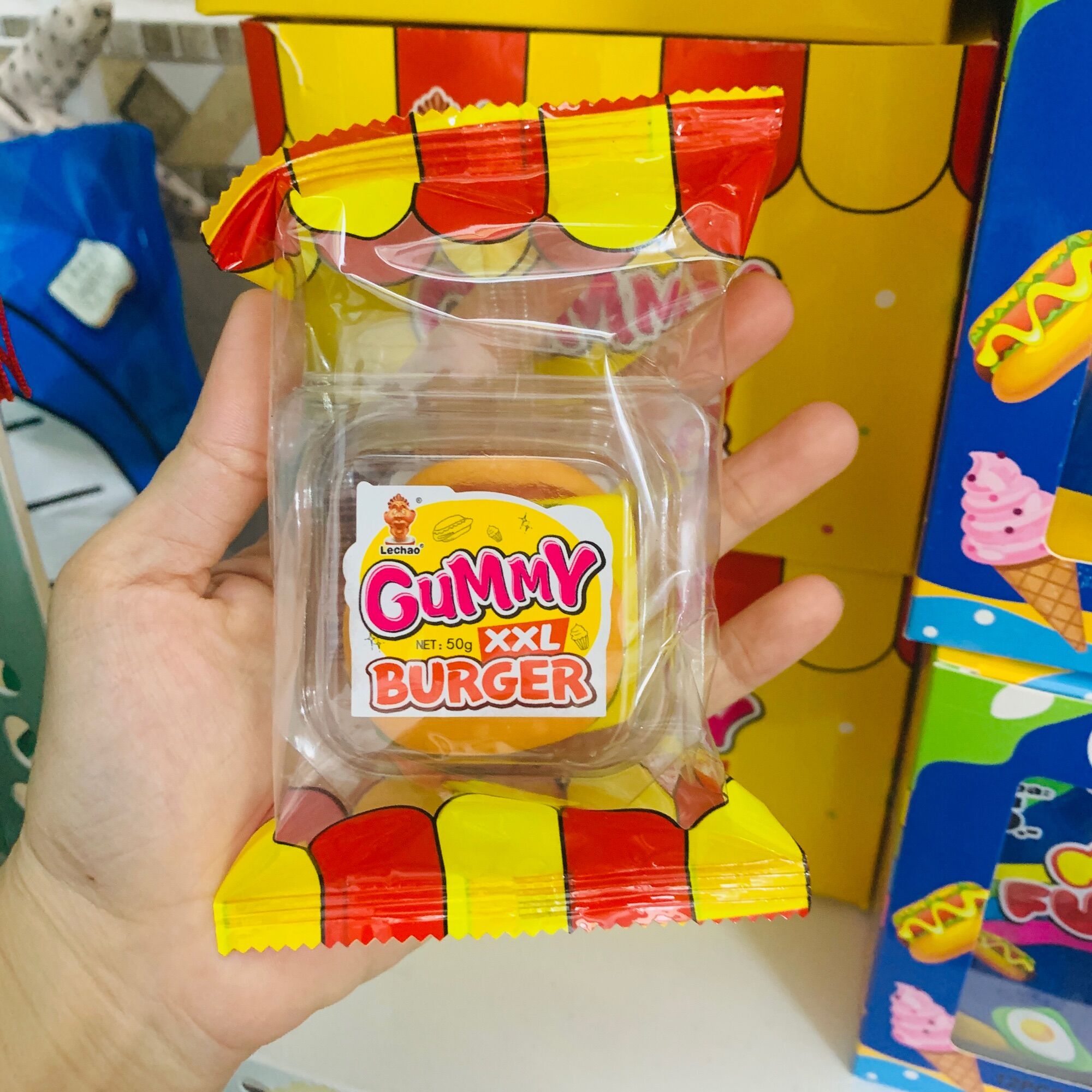 Kẹo dẻo Trolli Burger XXL 50gram