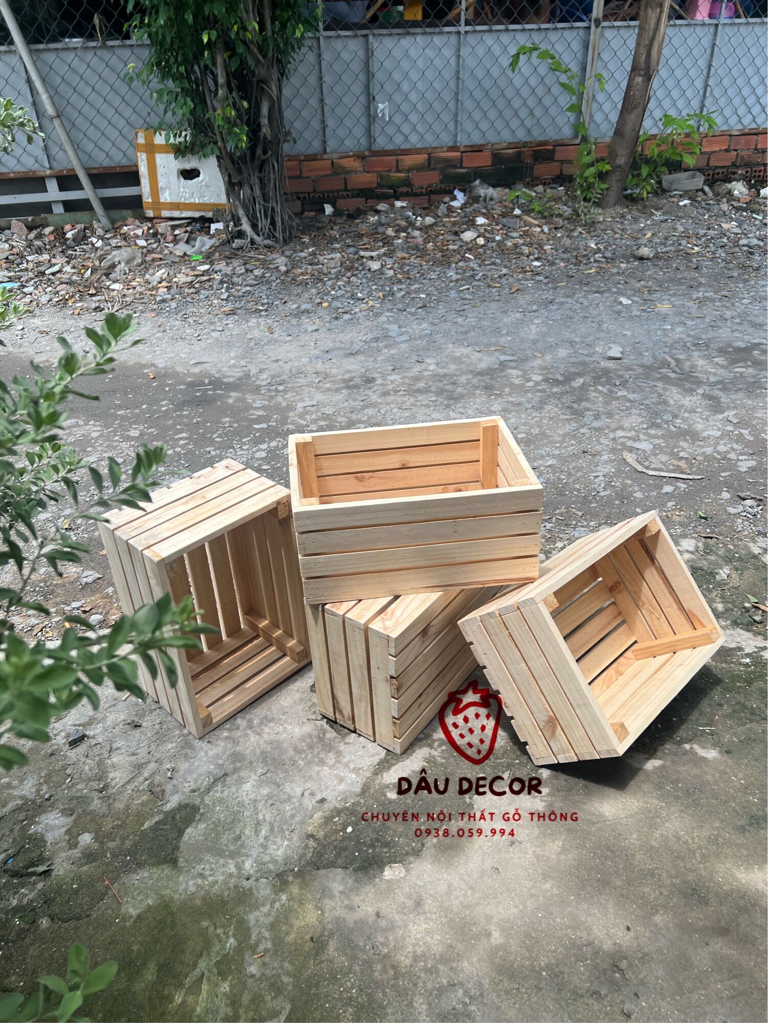 THÙNG GỖ PALLET - HỘP PALLET GỖ THÔNG