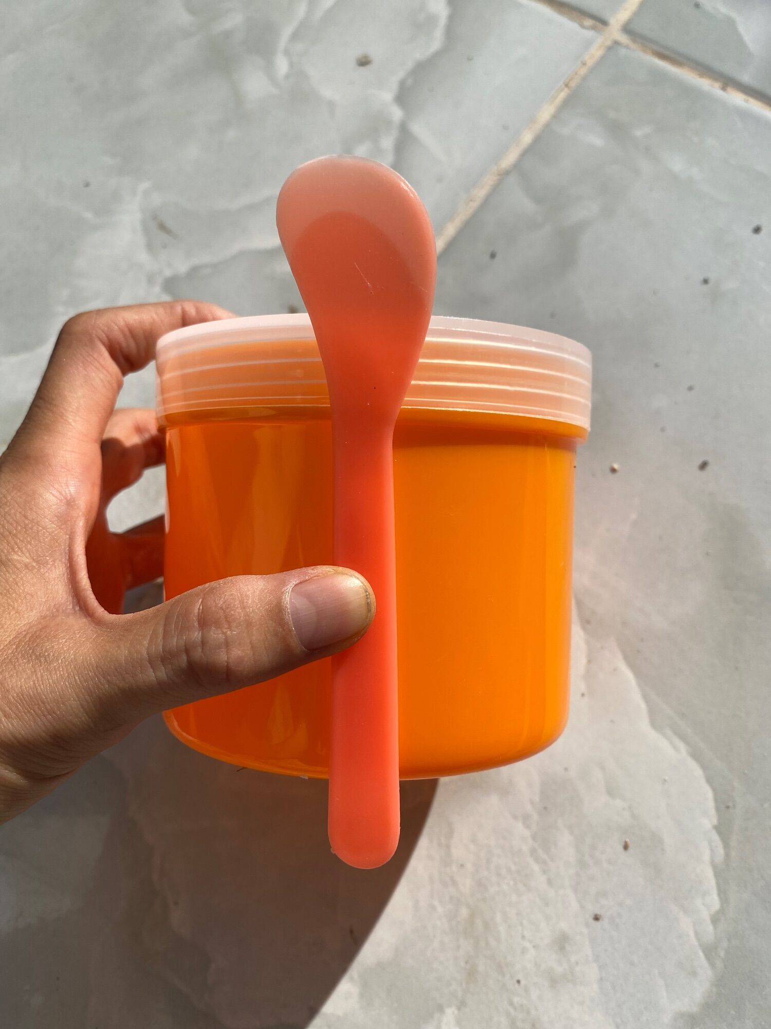 Hủ 500g màu cam