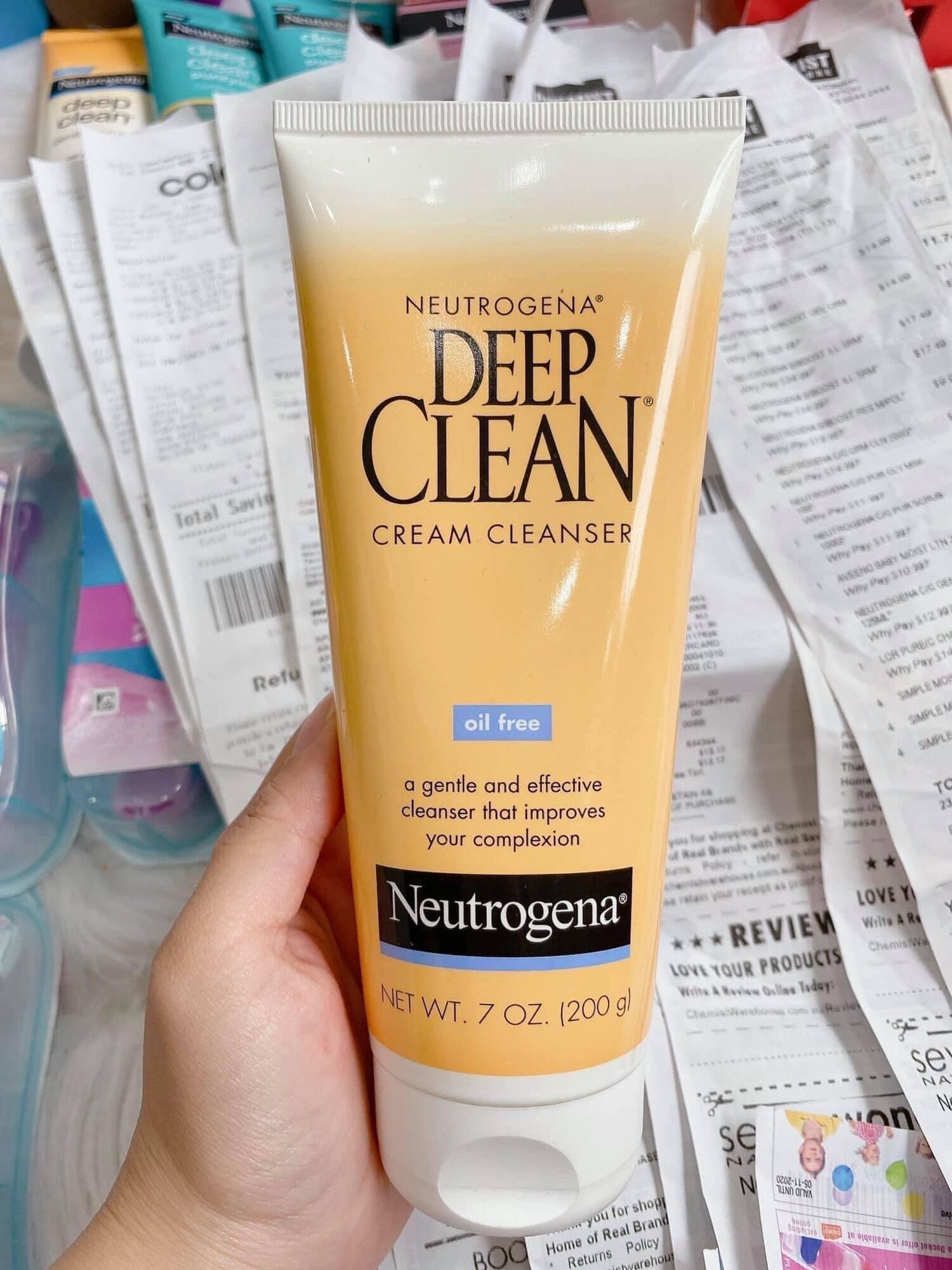 [HCM]Sữa rửa mặt Neutrogena deep Clean [USA]