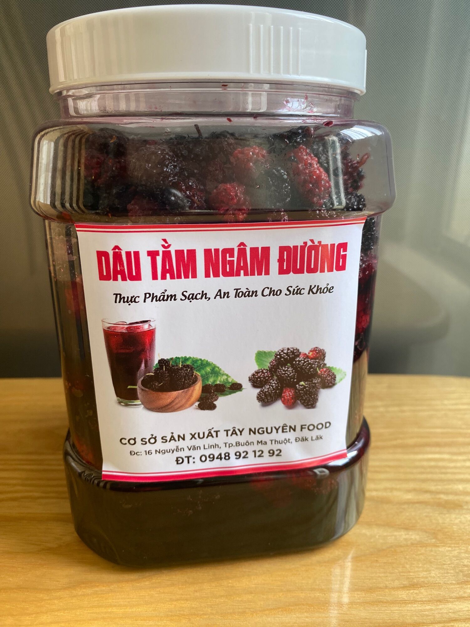 Dâu tằm ngâm đường phèn 1kg
