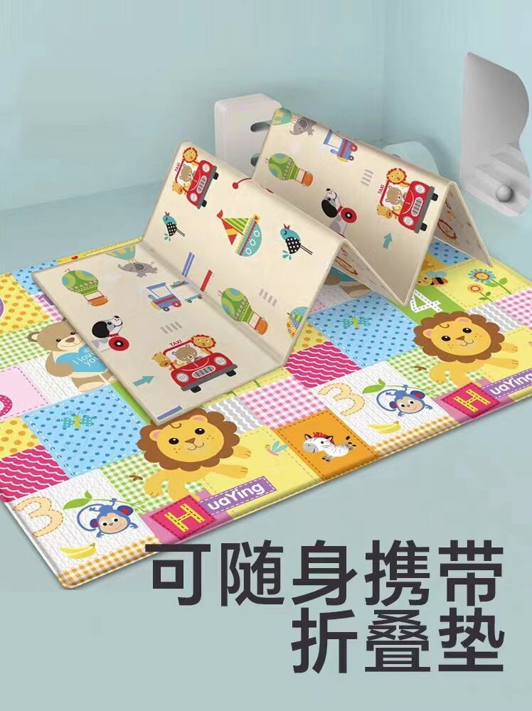 Thảm Bò Gấp Cho Bé Thảm Bò Cho Trẻ Sơ Sinh Thảm Bò Lót Sàn Xốp Cho Trẻ Em Ghép Không Độc Không Mùi Gia Dụng Dày Dặn