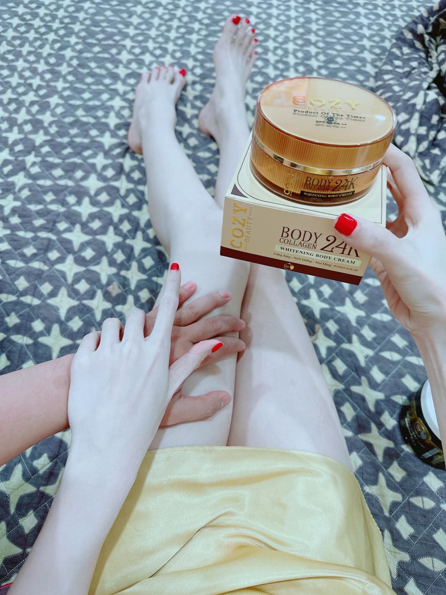kem body cốt ủ 24k ủ trắng cực mạnh