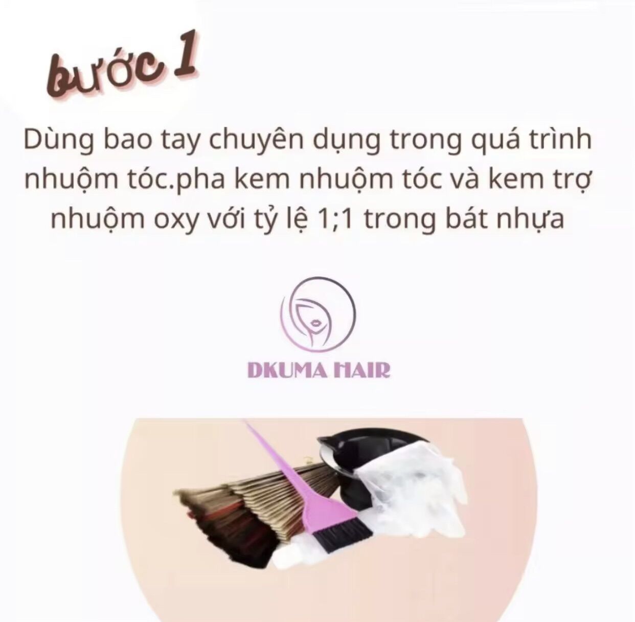 Thuốc nhuộm tóc Xám Khói ( tặng kèm oxi trợ nhuộm & gang tay & bao trùm đầu )