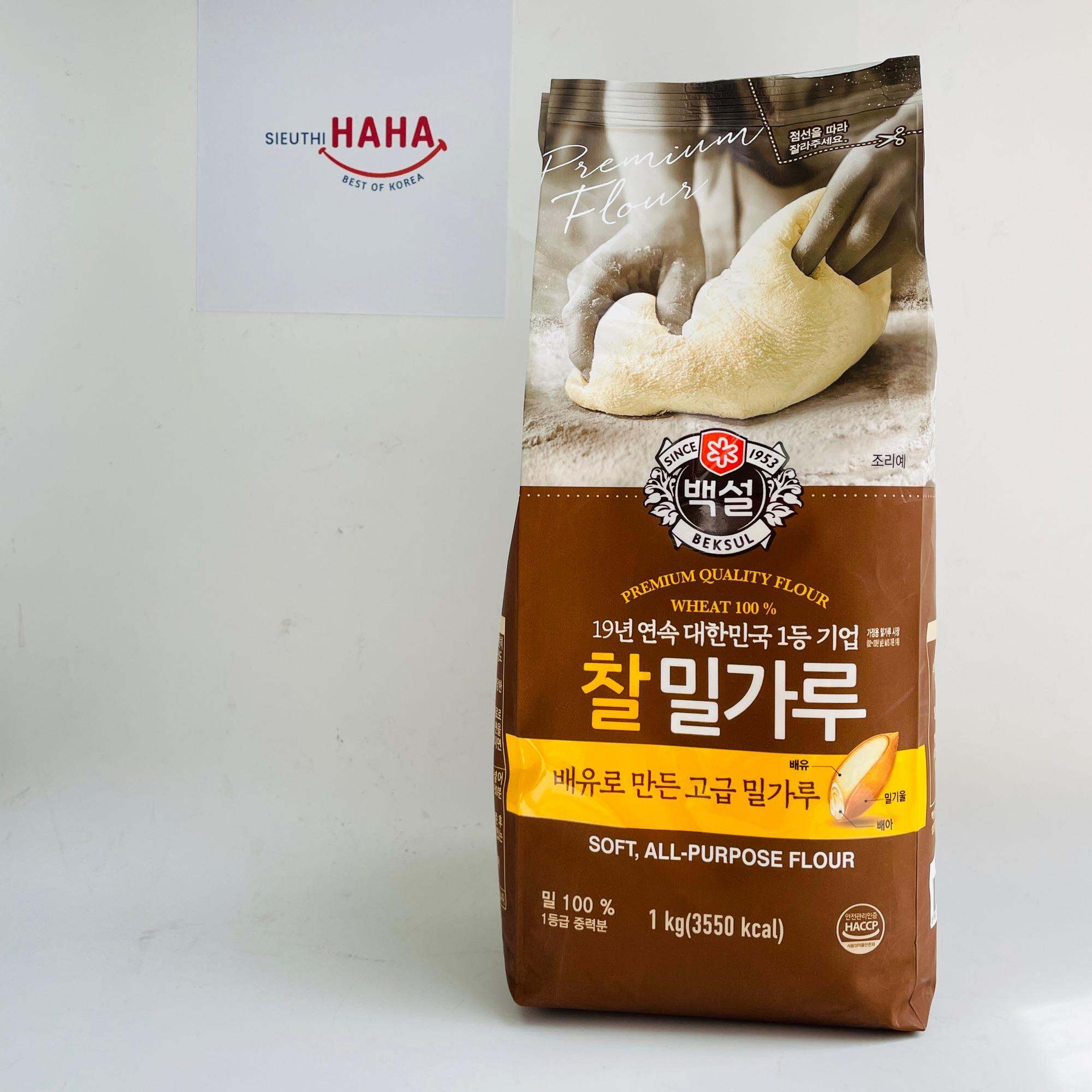 Bột mì đa dụng Hàn Quốc CJ BEKSUL ALL PURPOSE FLOUR 1kg 찰 밀가루
