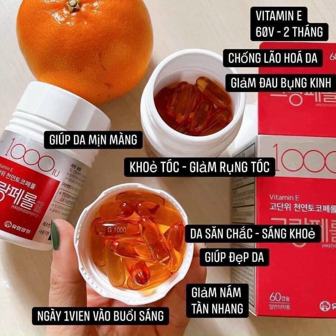 Vitamin E Hàn Quốc hàng nội địa- Giúp phụ nữ luôn tươi trẻ