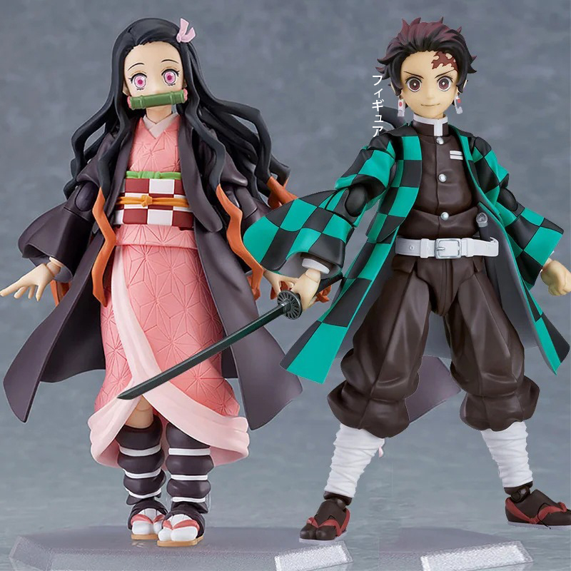 Mô hình kamado tanjizo nezuko anime bằng nhựa pvc cao 15cm.