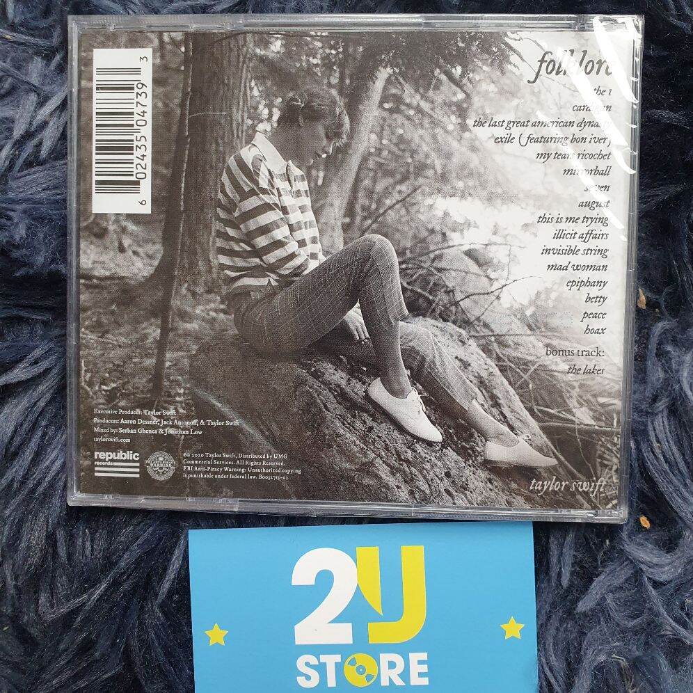 CD album Folklore - Taylor Swift [tặng quà] 2U Store CDs