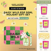 Bộ quà tặng Nước hoa Nữ Marc Jacobs DAISY Wild EDP 50ml + EDP 10ml