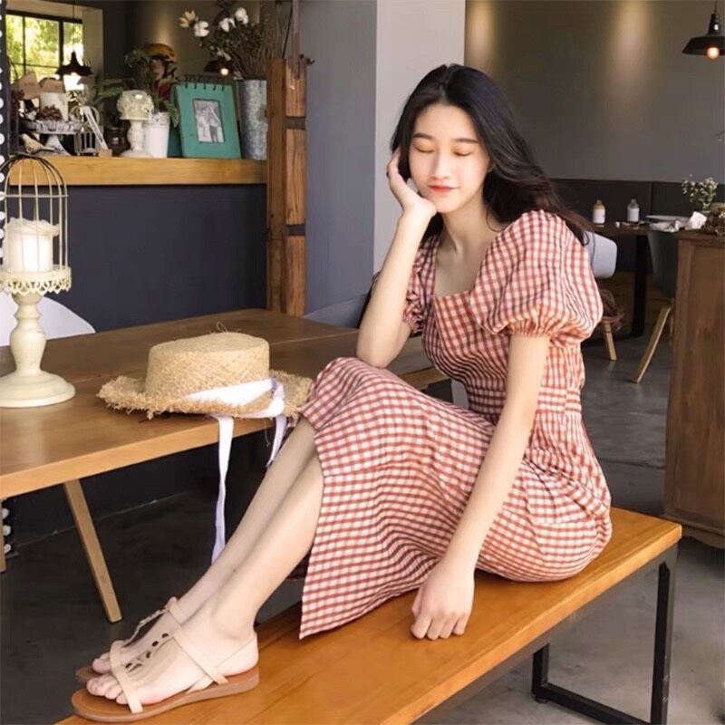 ĐẦM CARO FORM DÀI XỊN XÒ CR99