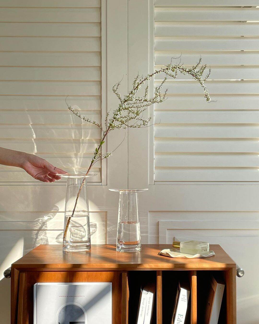 [HCM]Lọ hoa cổ bè thuỷ tinh [Mici Decor] trang trí chụp ảnh